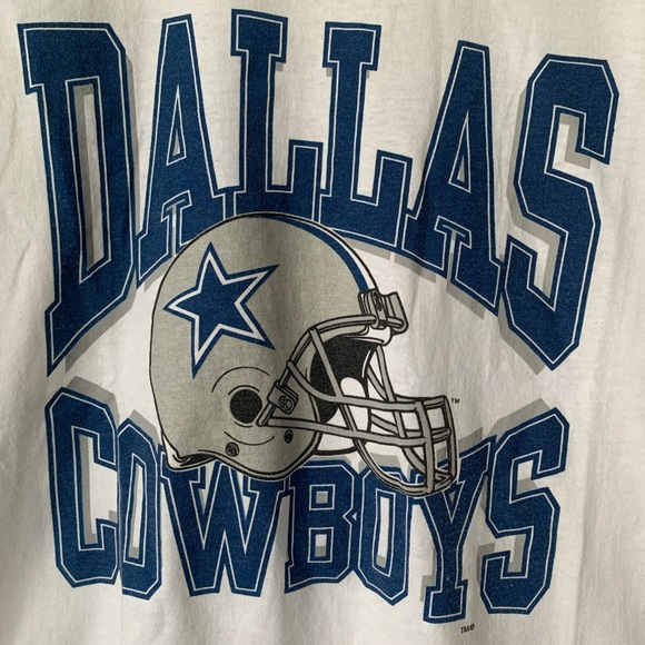 Vintage Kid’s Dallas Cowboys Tshirt in White - Picture 2 of 7
